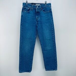 Levi’s Women’s Denim Jean Wedgie Straight A High Rise Blue Size 26X26 New
